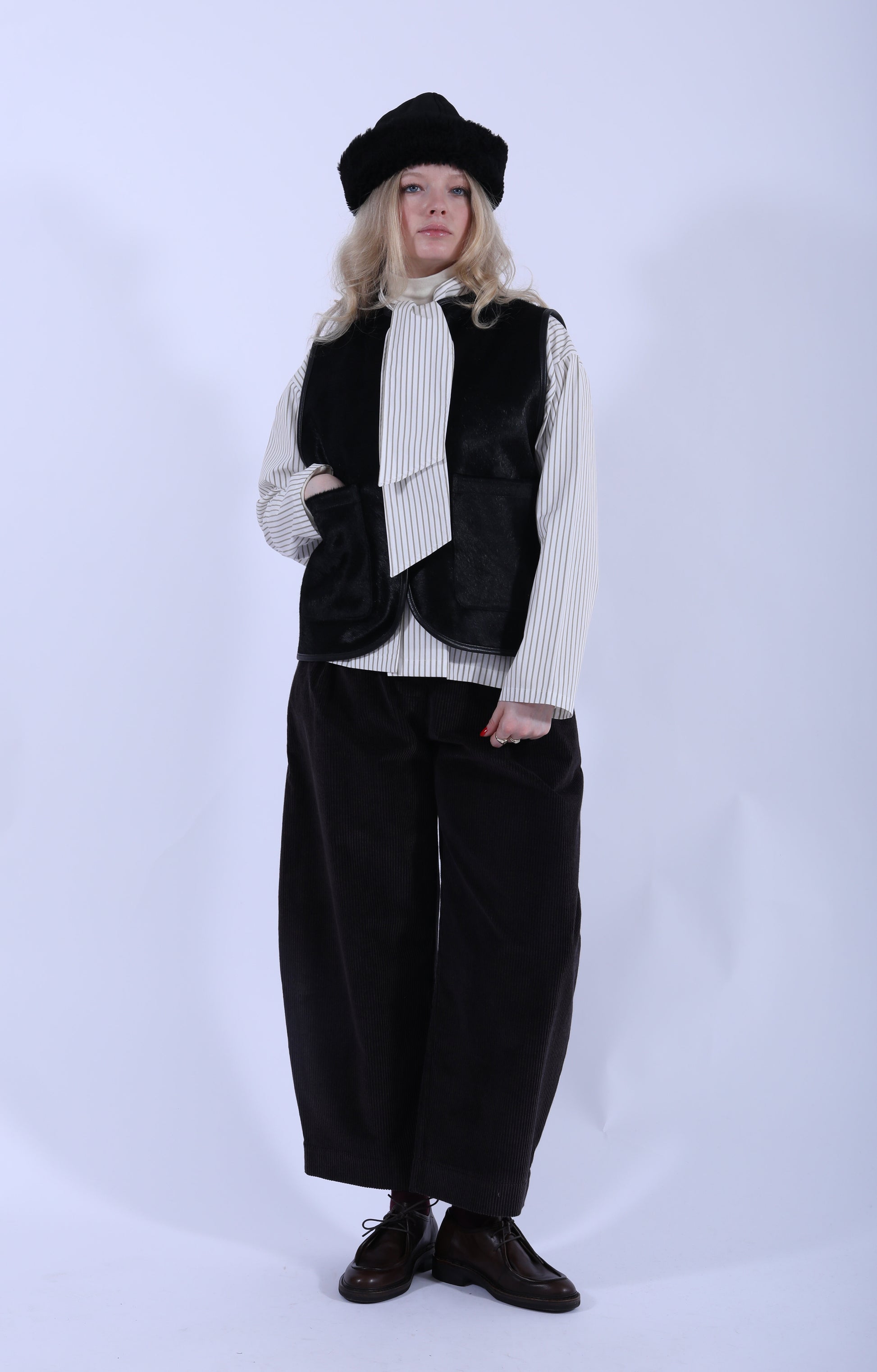 Dorothy Shirt Biscuit/Ecru