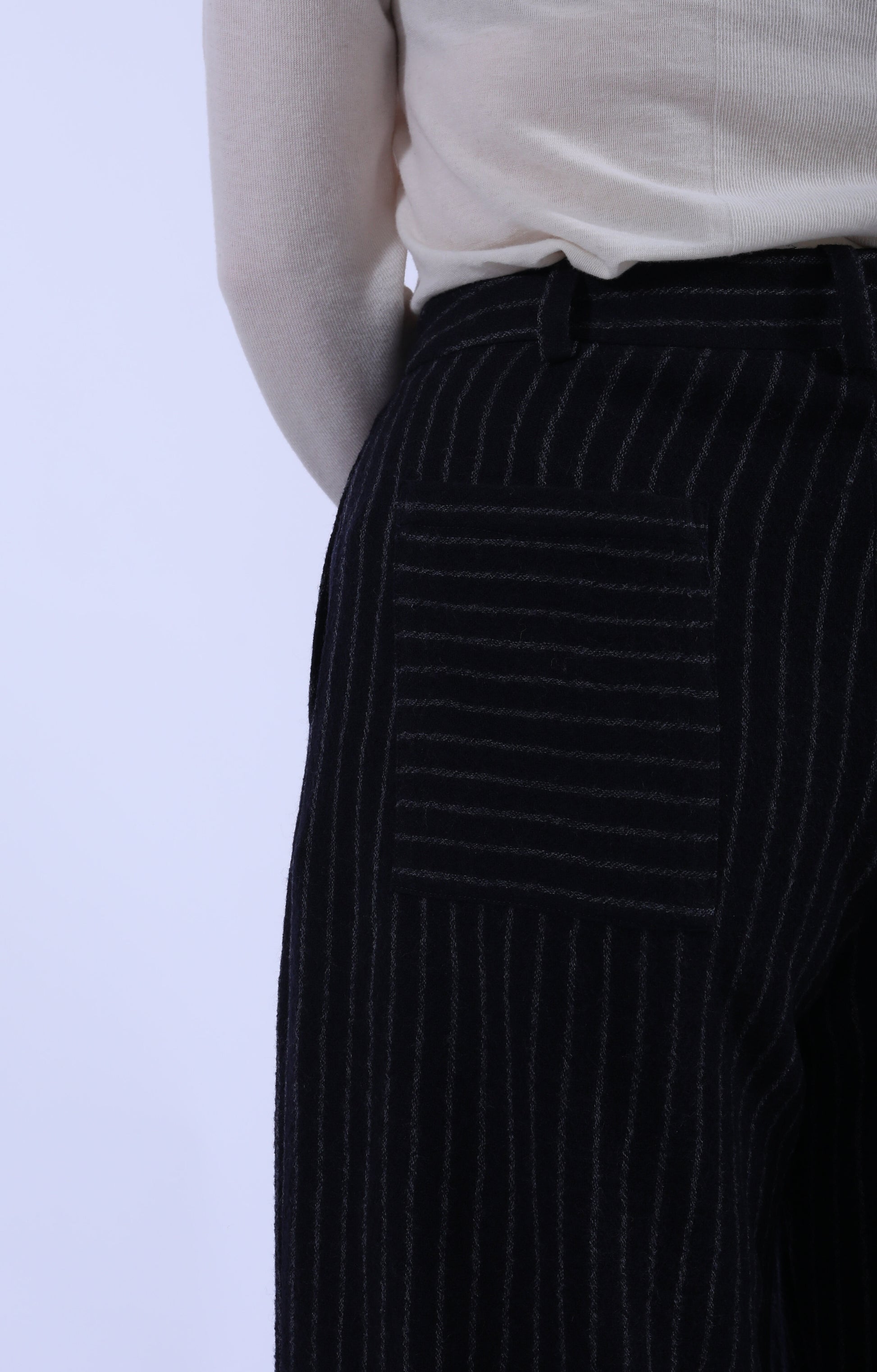 Mara Trouser Navy/Grey