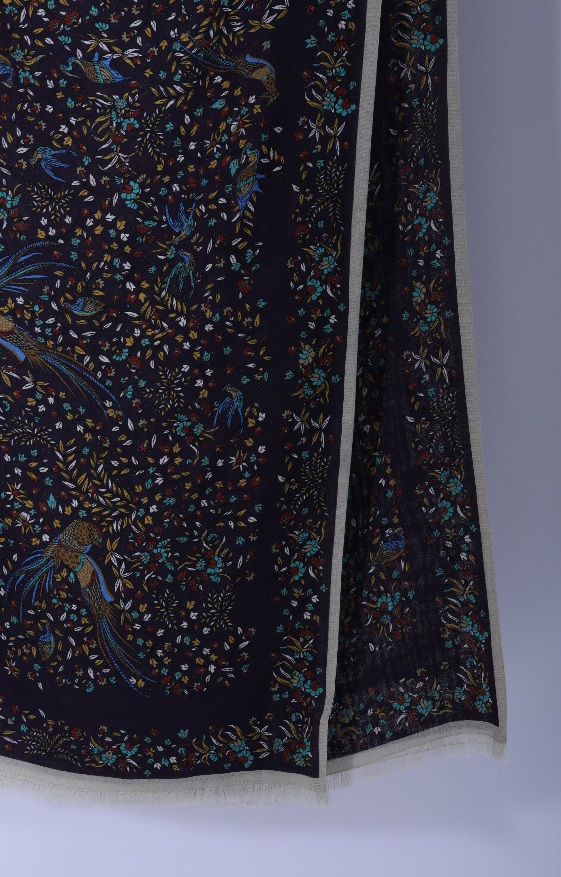 Bird of Paradise Scarf Navy