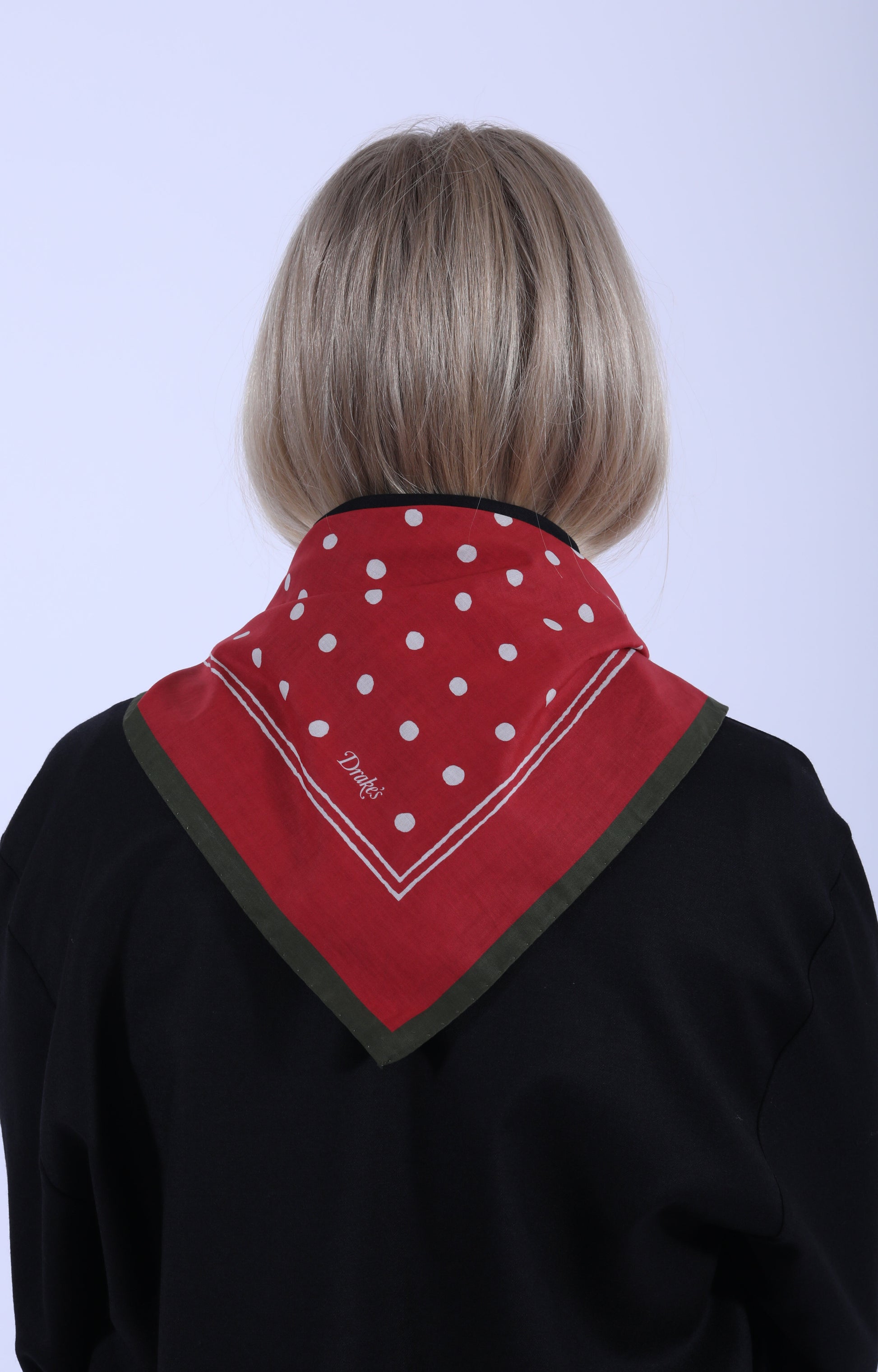 Polka Dot Bandana Red
