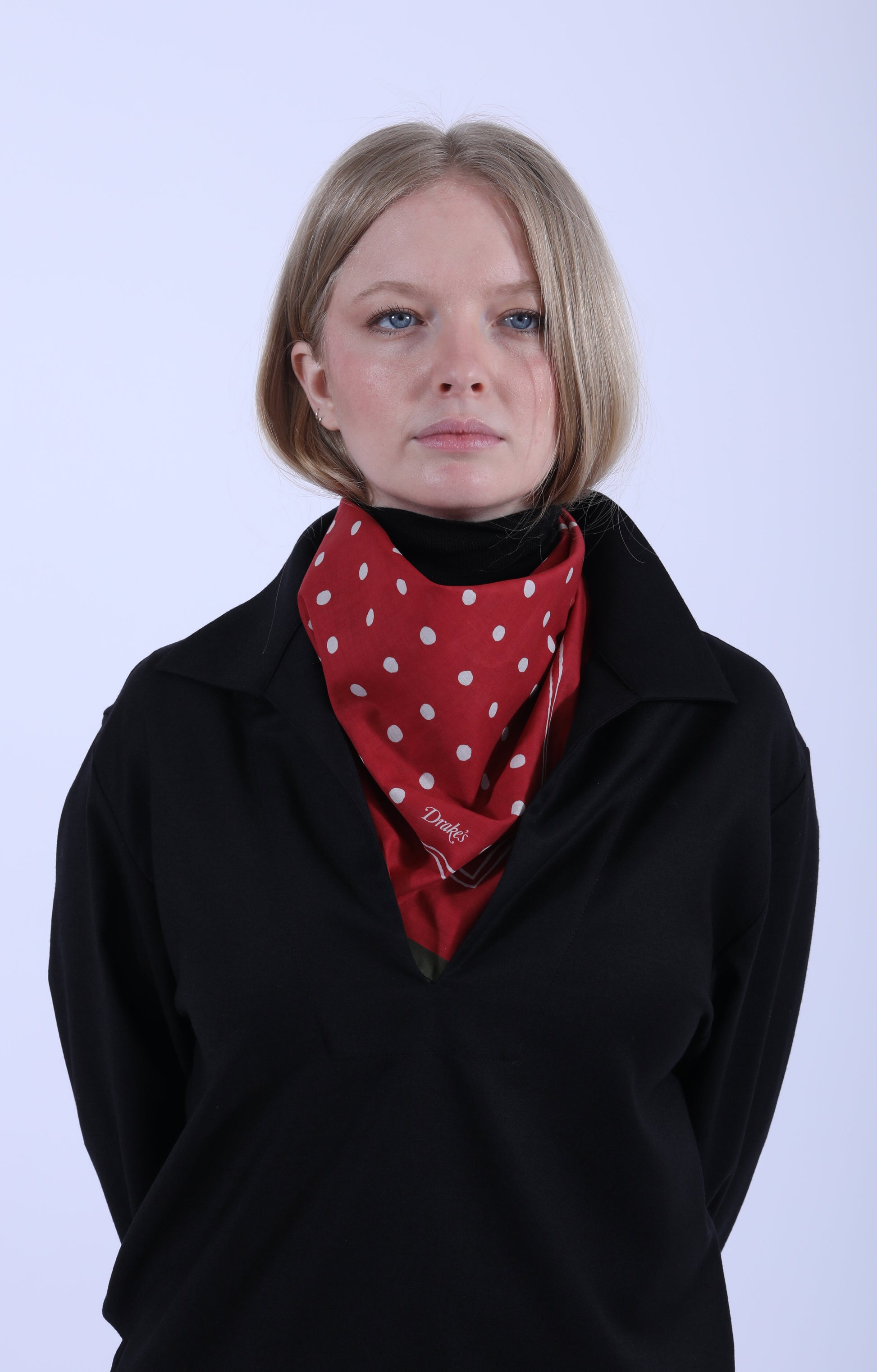 Polka Dot Bandana Red