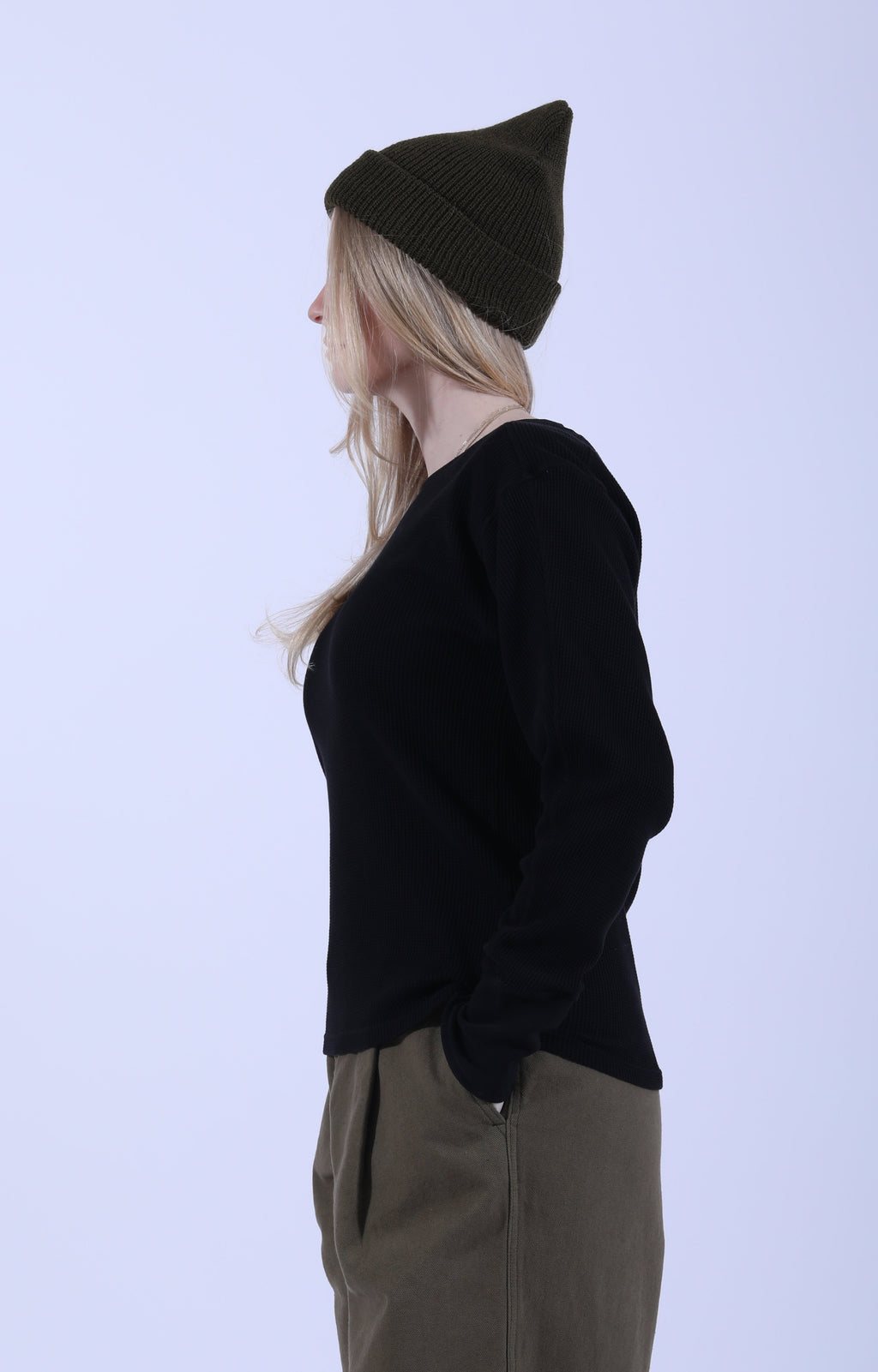 Thermo L/S Waffle Black