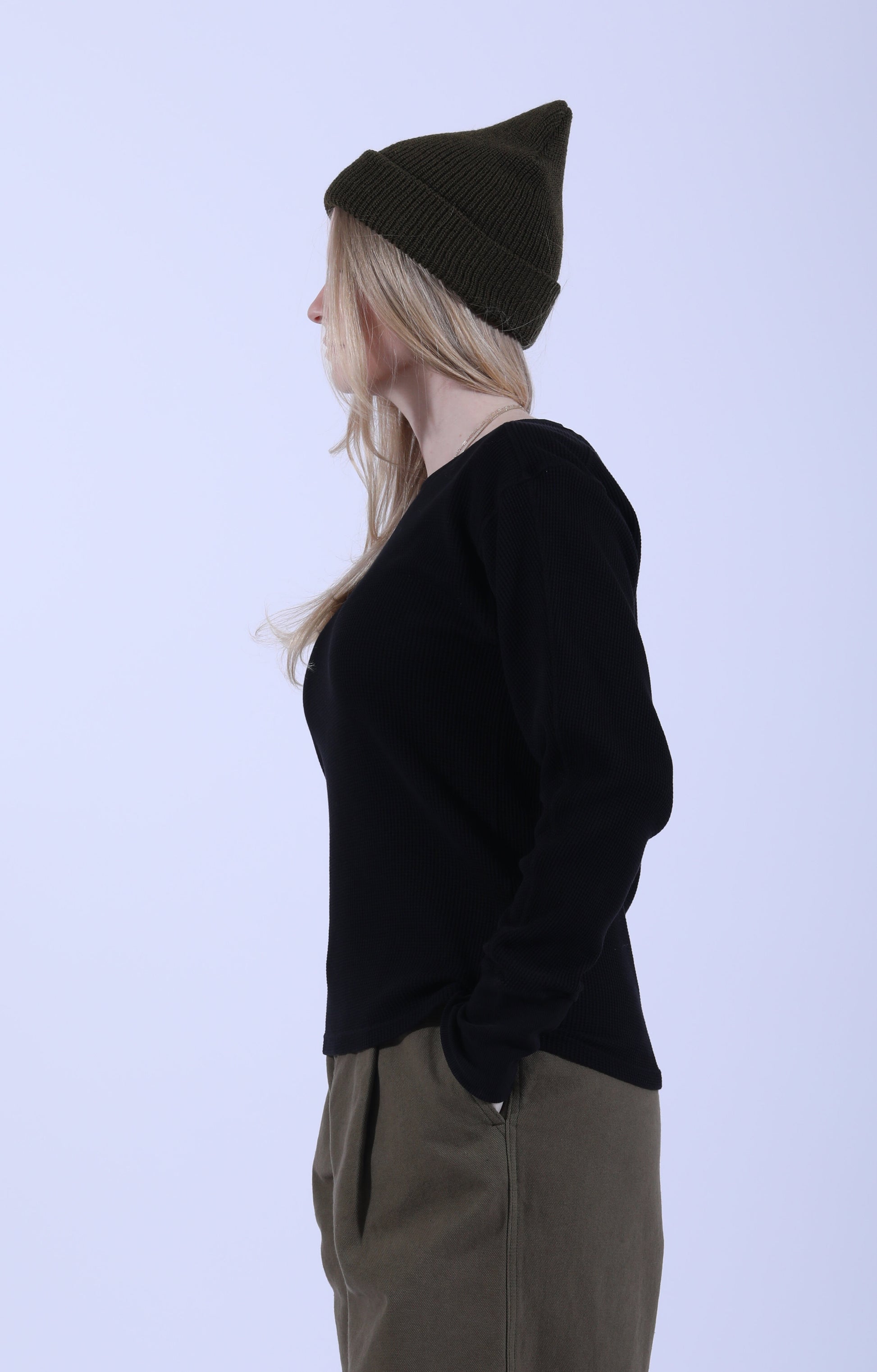 Thermo L/S Waffle Black