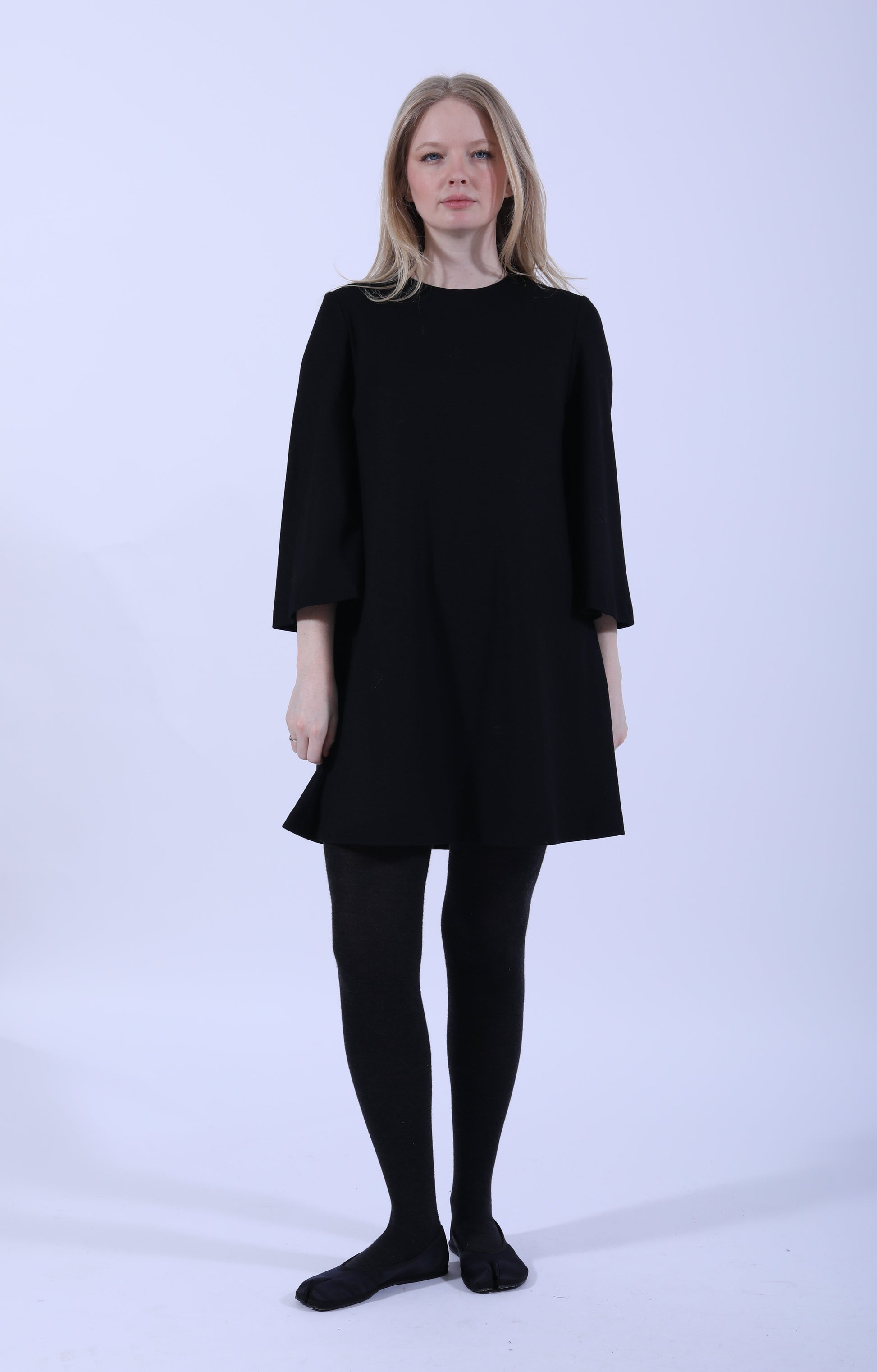 Bell Sleeve Dress Black