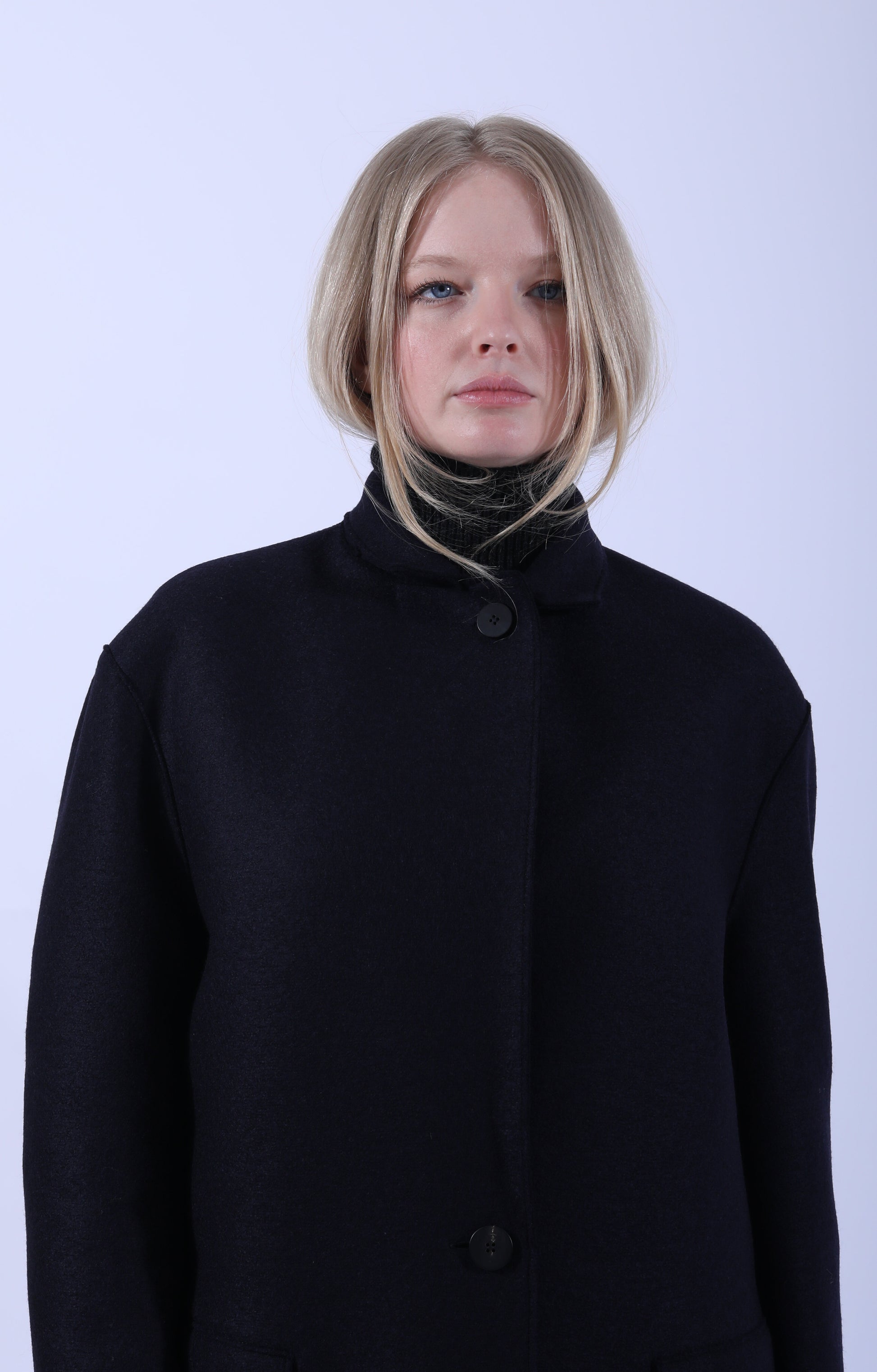 Chester Coat Navy Blue