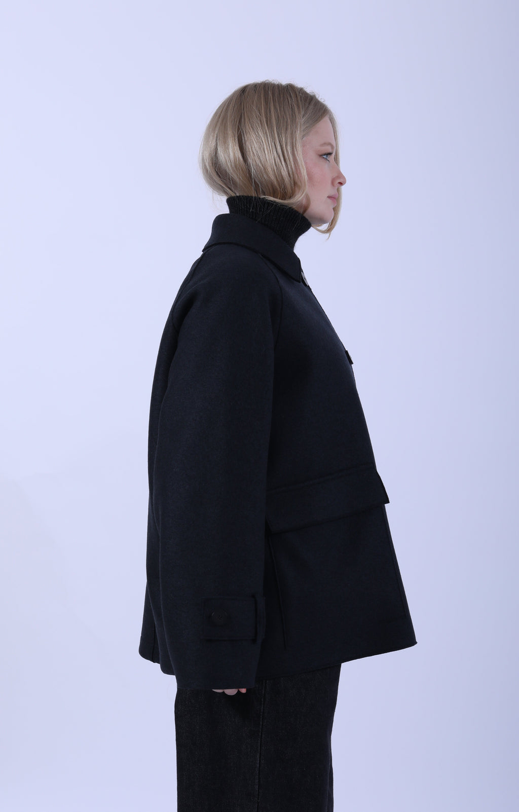 Raglan Jacket with Quilted Lining