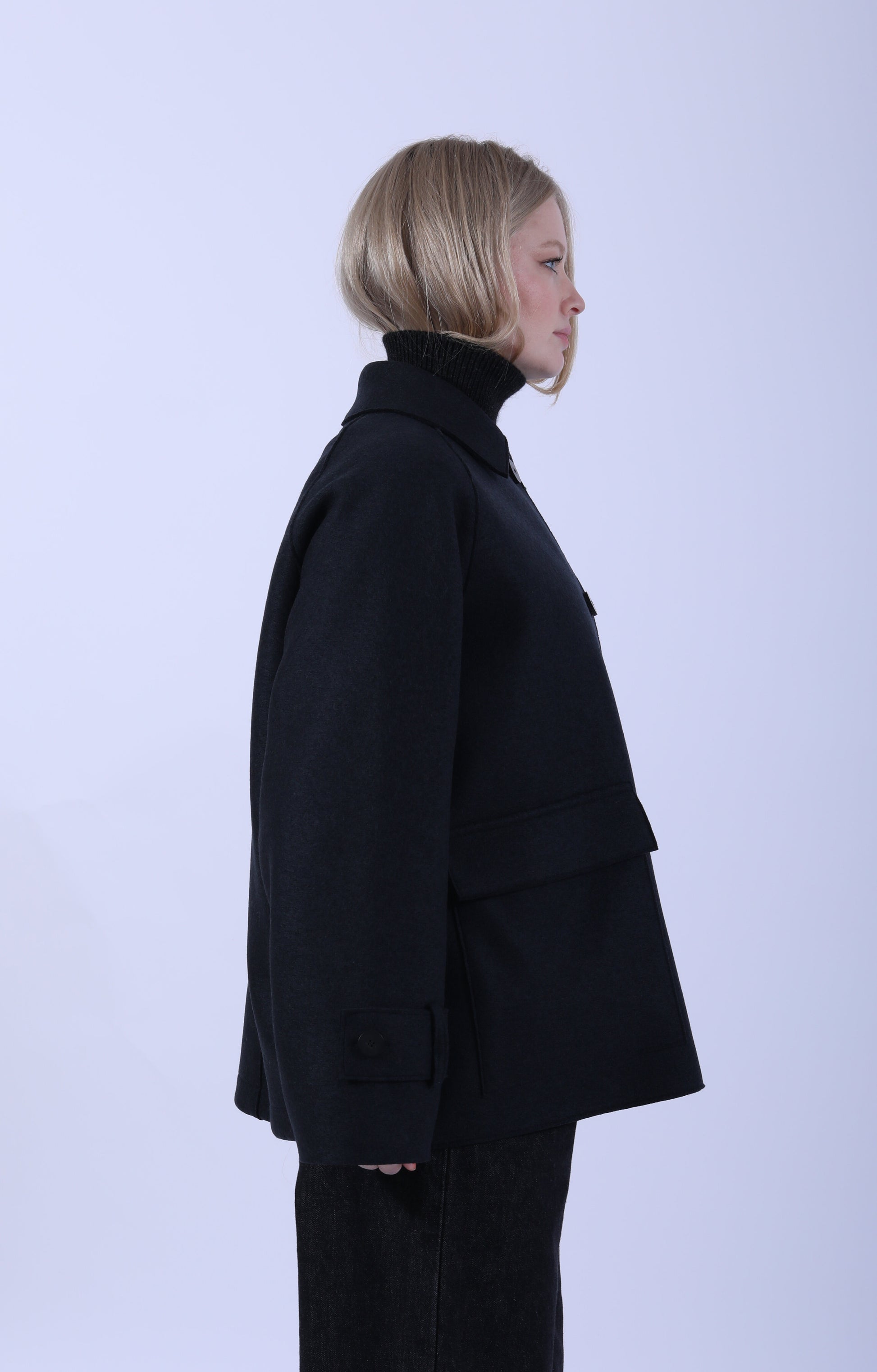 Raglan Jacket with Quilted Lining
