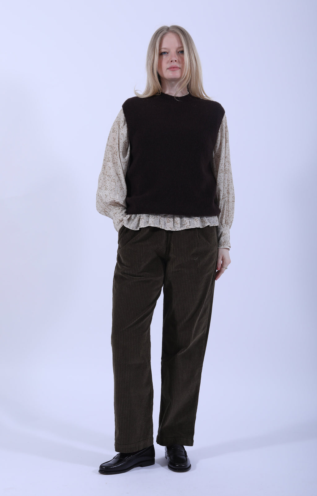 Lyndon Vest Dark Brown