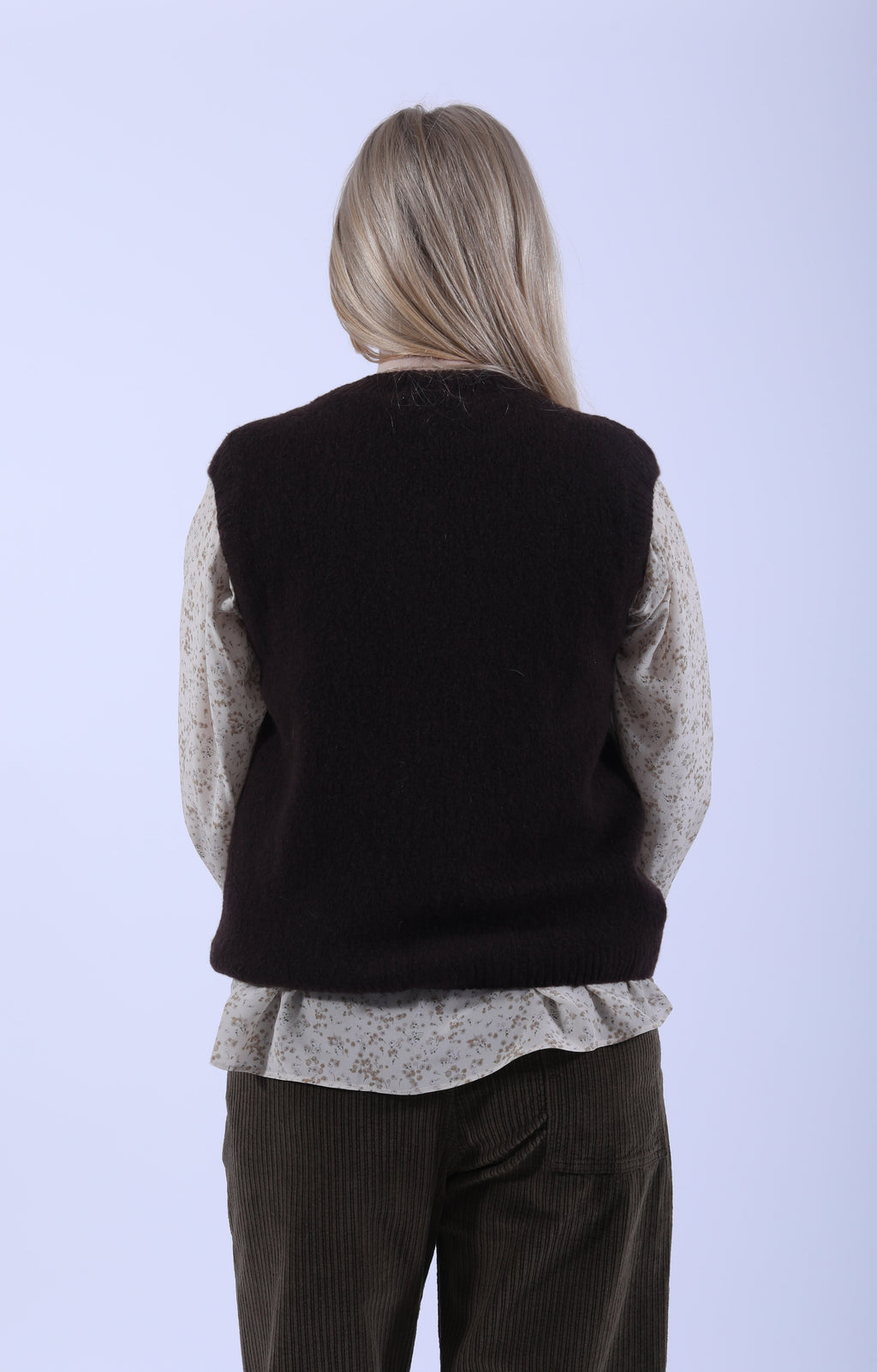 Lyndon Vest Dark Brown