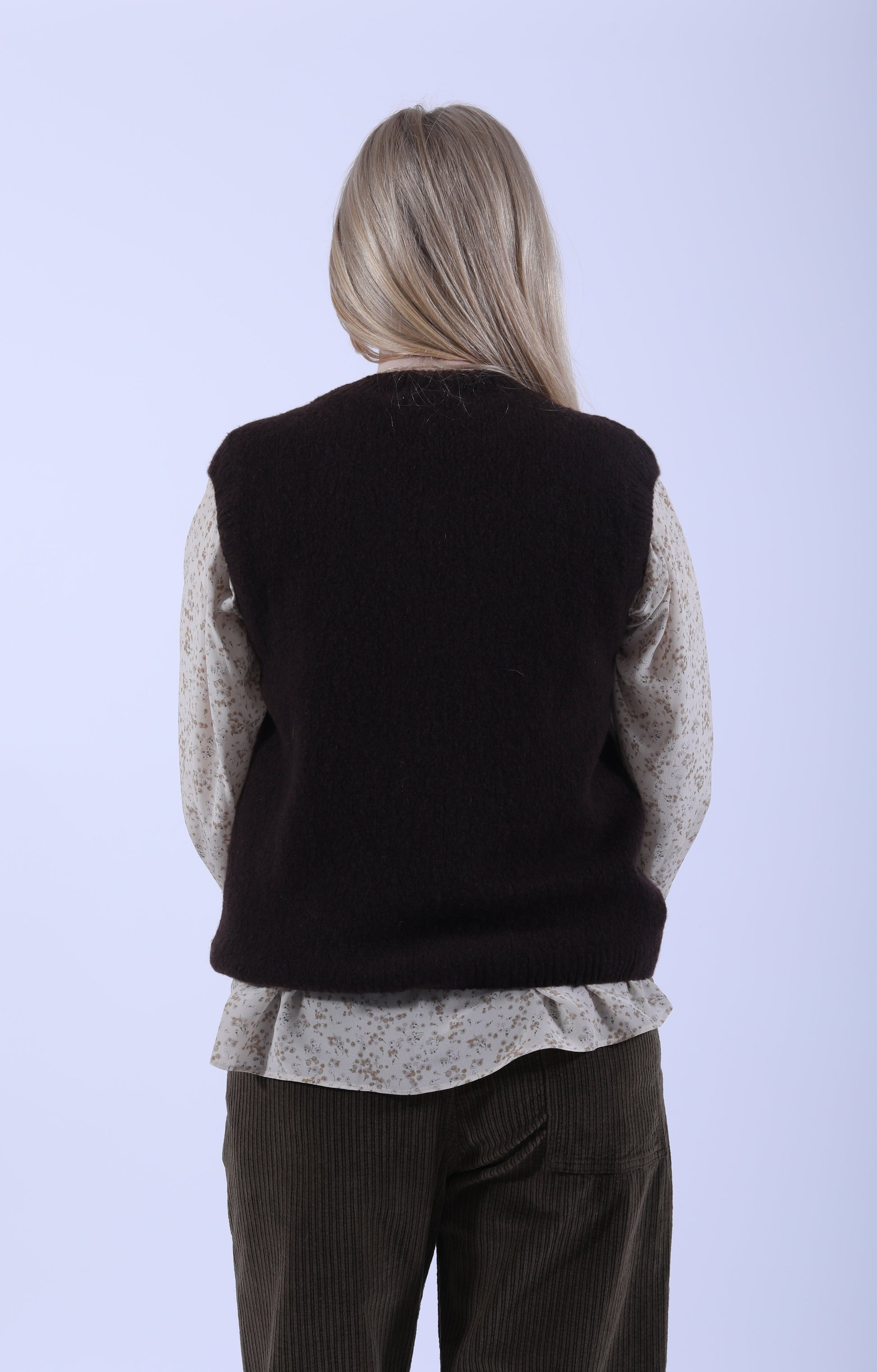 Lyndon Vest Dark Brown