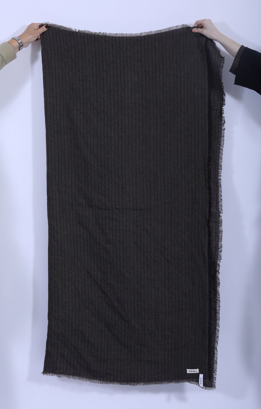 Brown Striped Scarf
