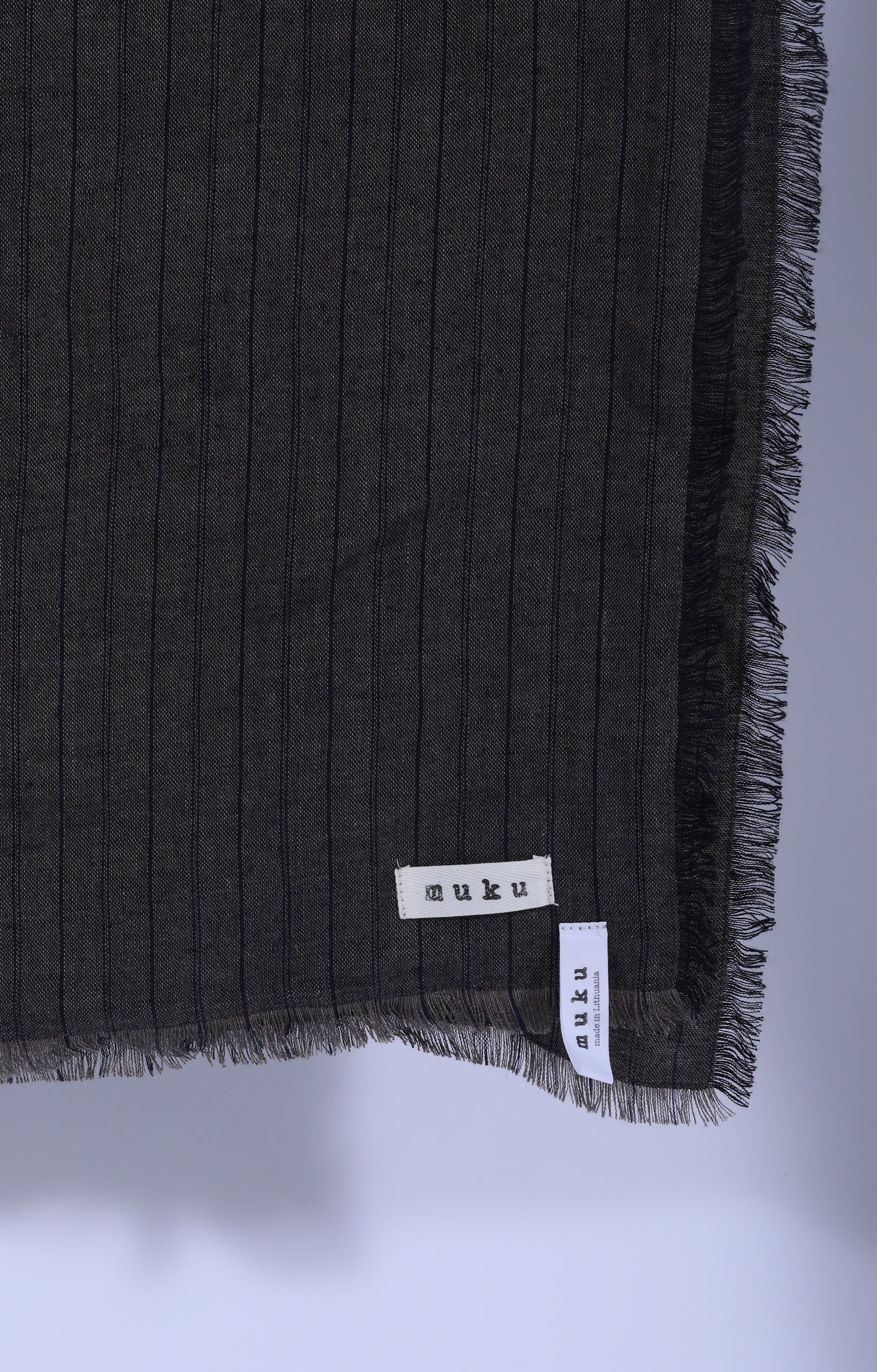 Brown Striped Scarf