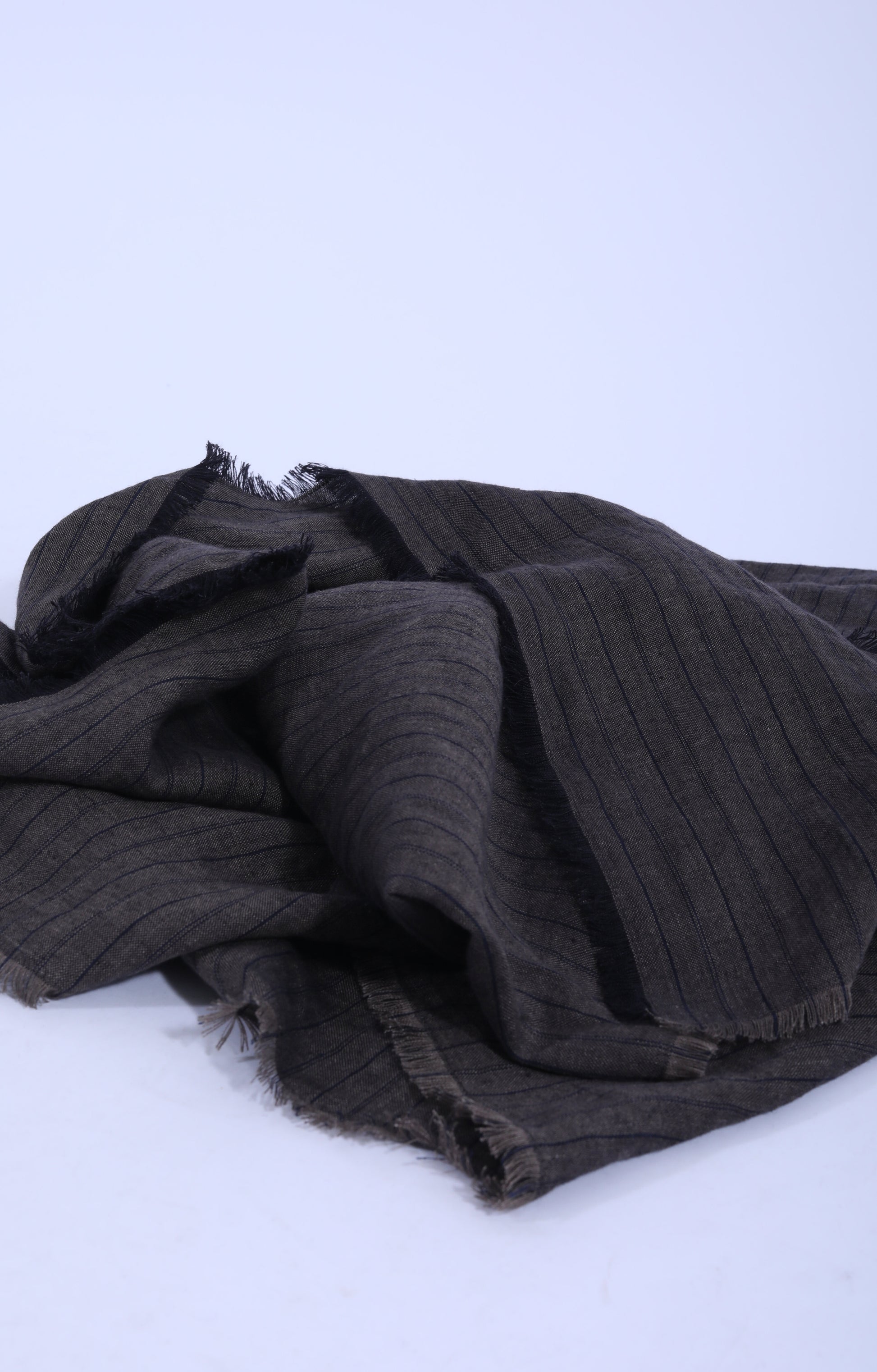 Brown Striped Scarf