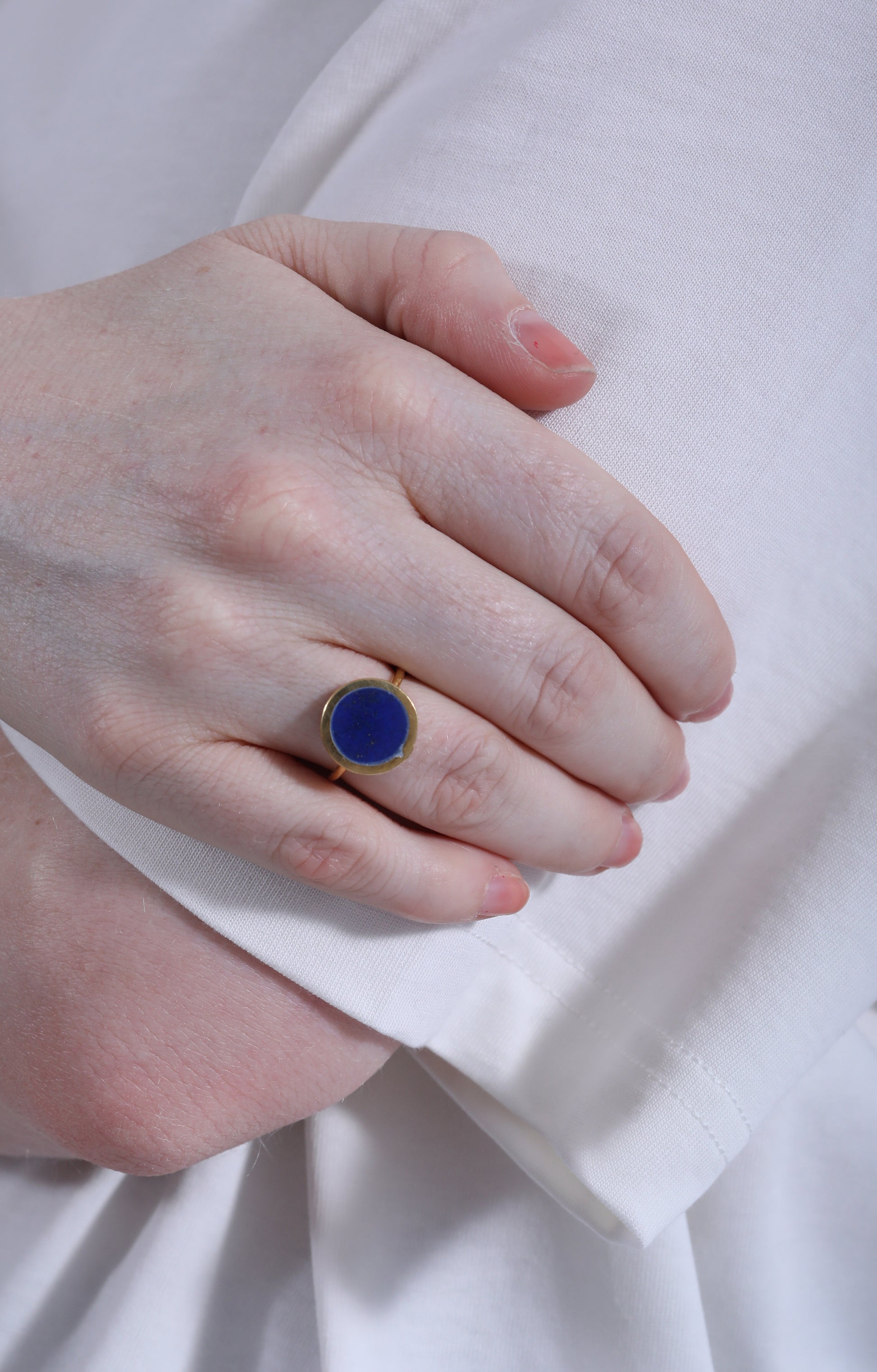 Inlay Ring Lapis