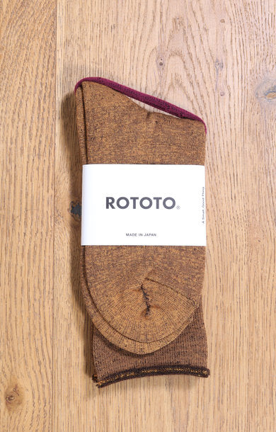 City Socks- Yellow/Brown