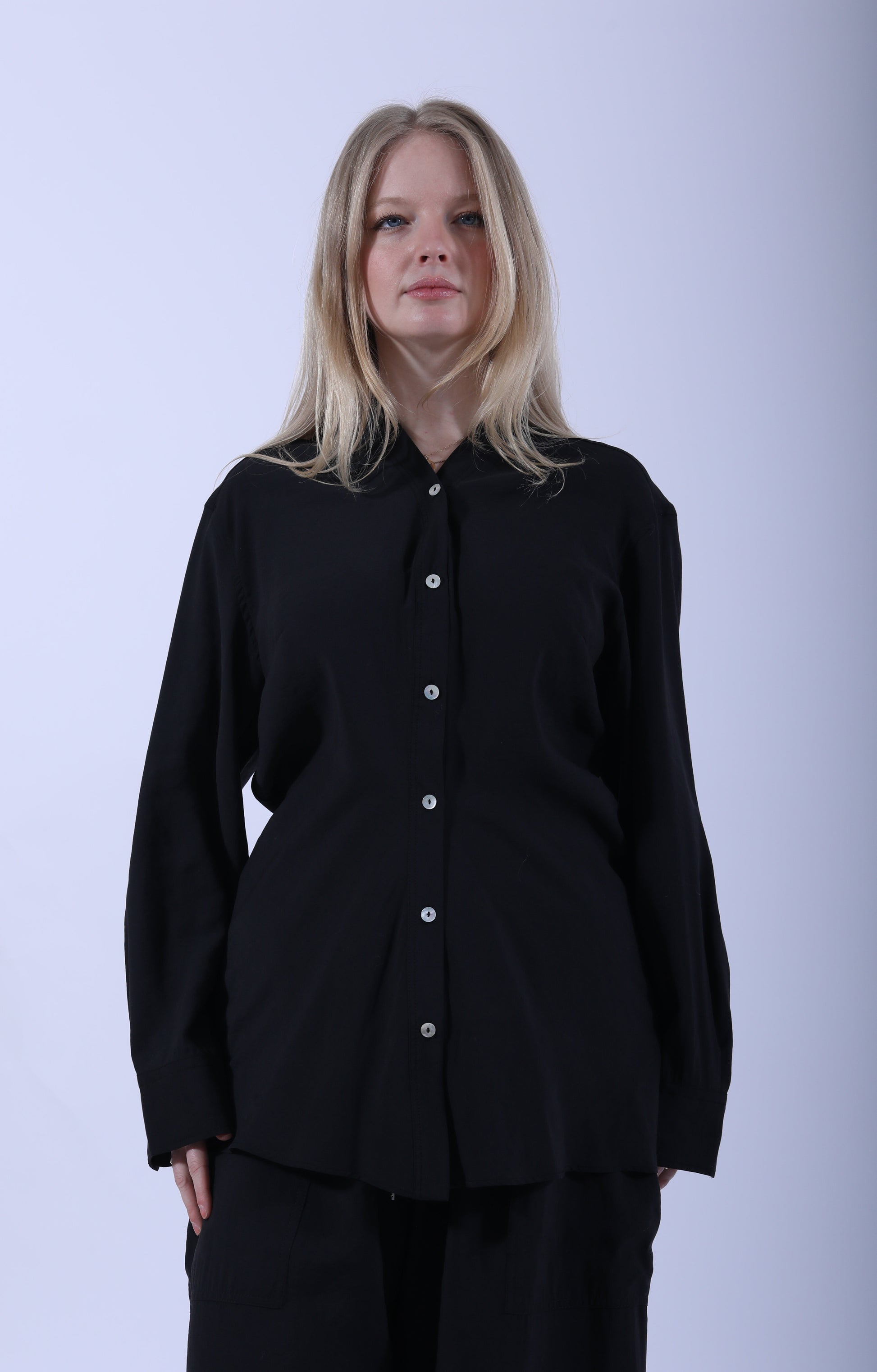 Acre V Neck SNW Darkest Navy