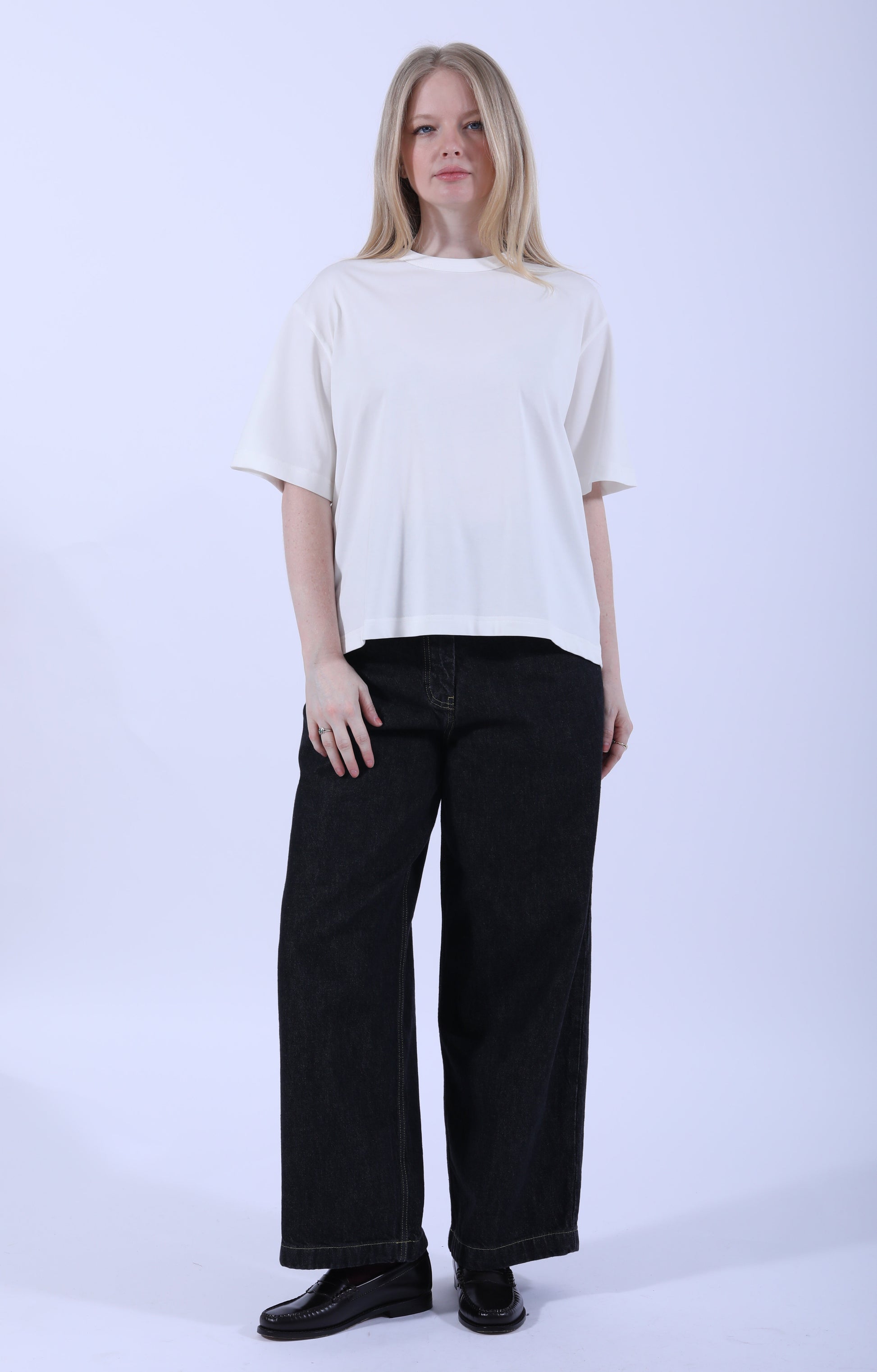 Neive Curved Denim SNW Black