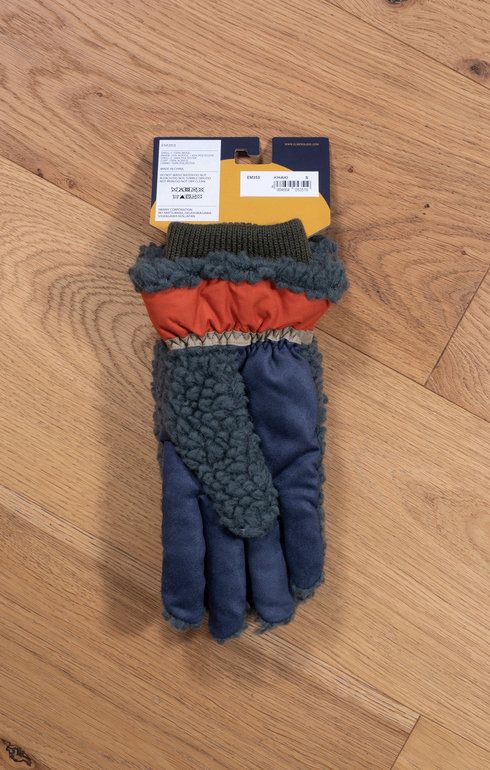 EM353 Teddy 5 Finger Gloves Khaki