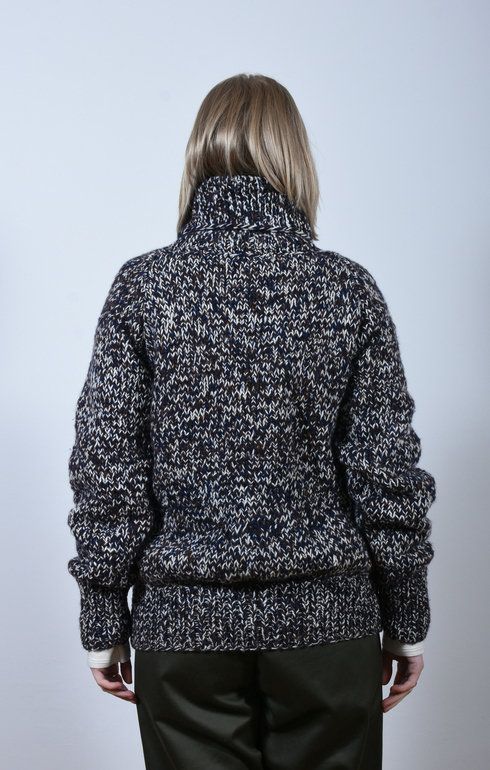 Shawl Collar Loop Button Cardigan