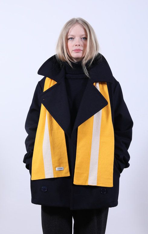 School Boy Muffler Scarf Yellow