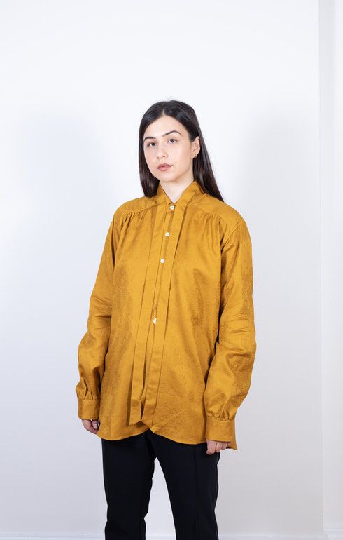 Ascot Collar EDW Shirt - Bandana Jq. Gold