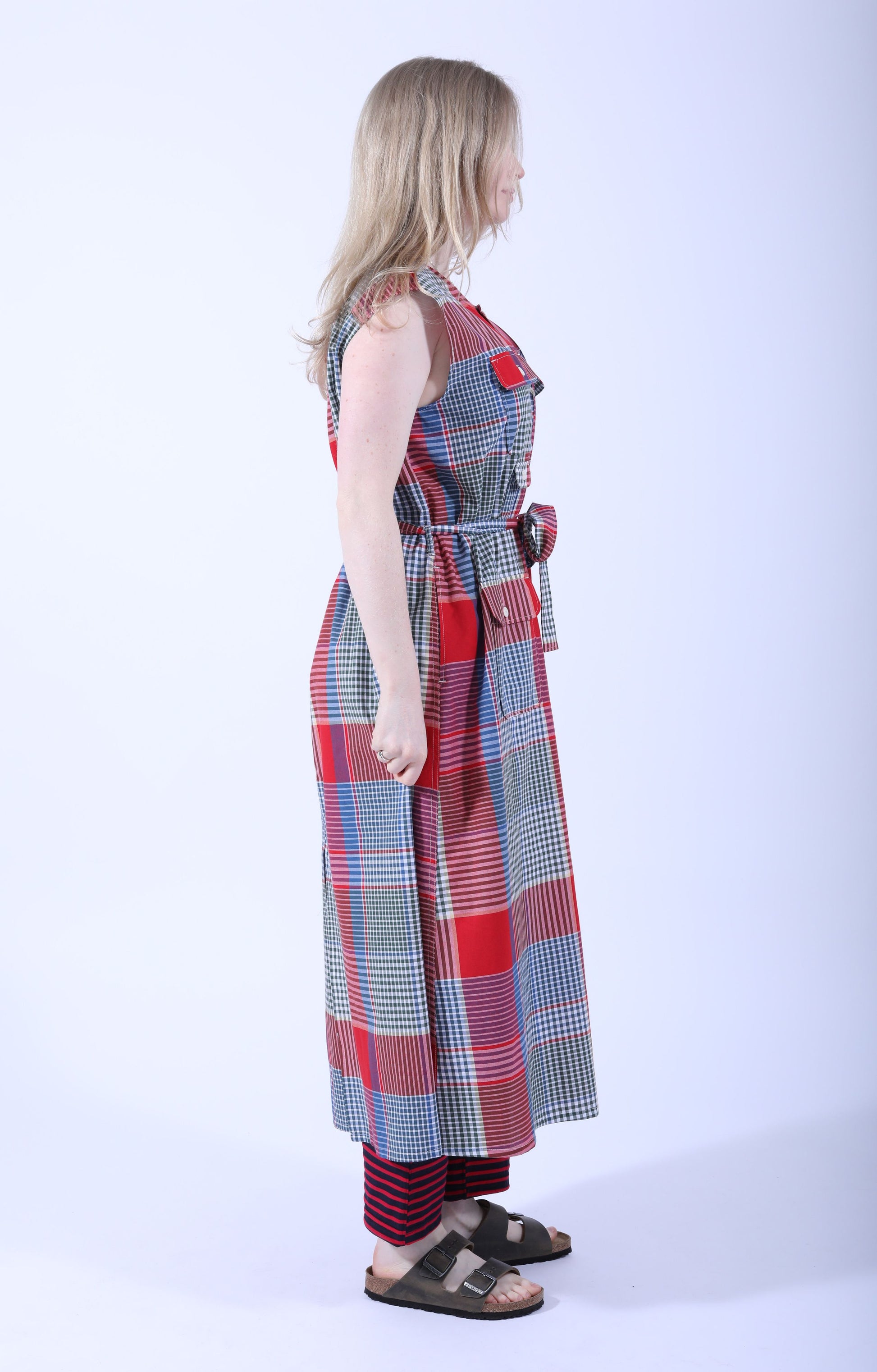 Bush Dress Red/Green Madras Plaid