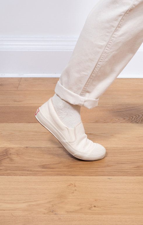 Shell Cap Slip-on Kinari/Off White