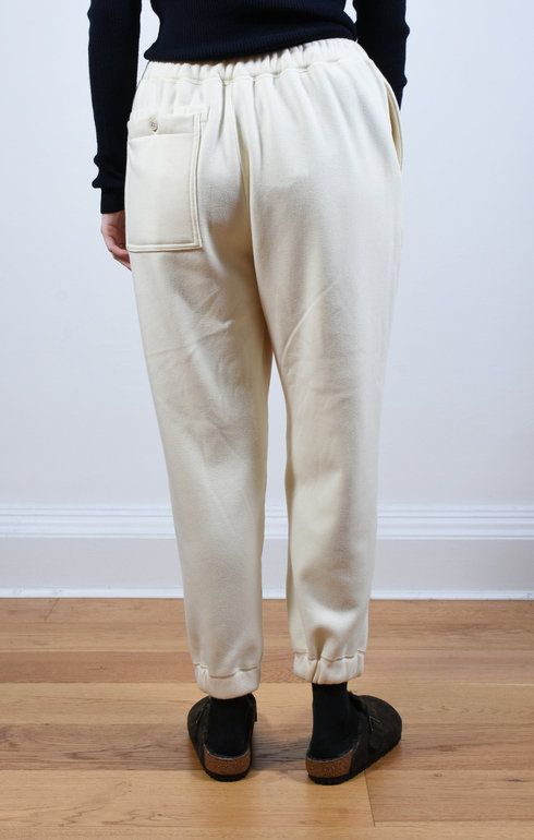 Cuffed Sweat Pants Natural
