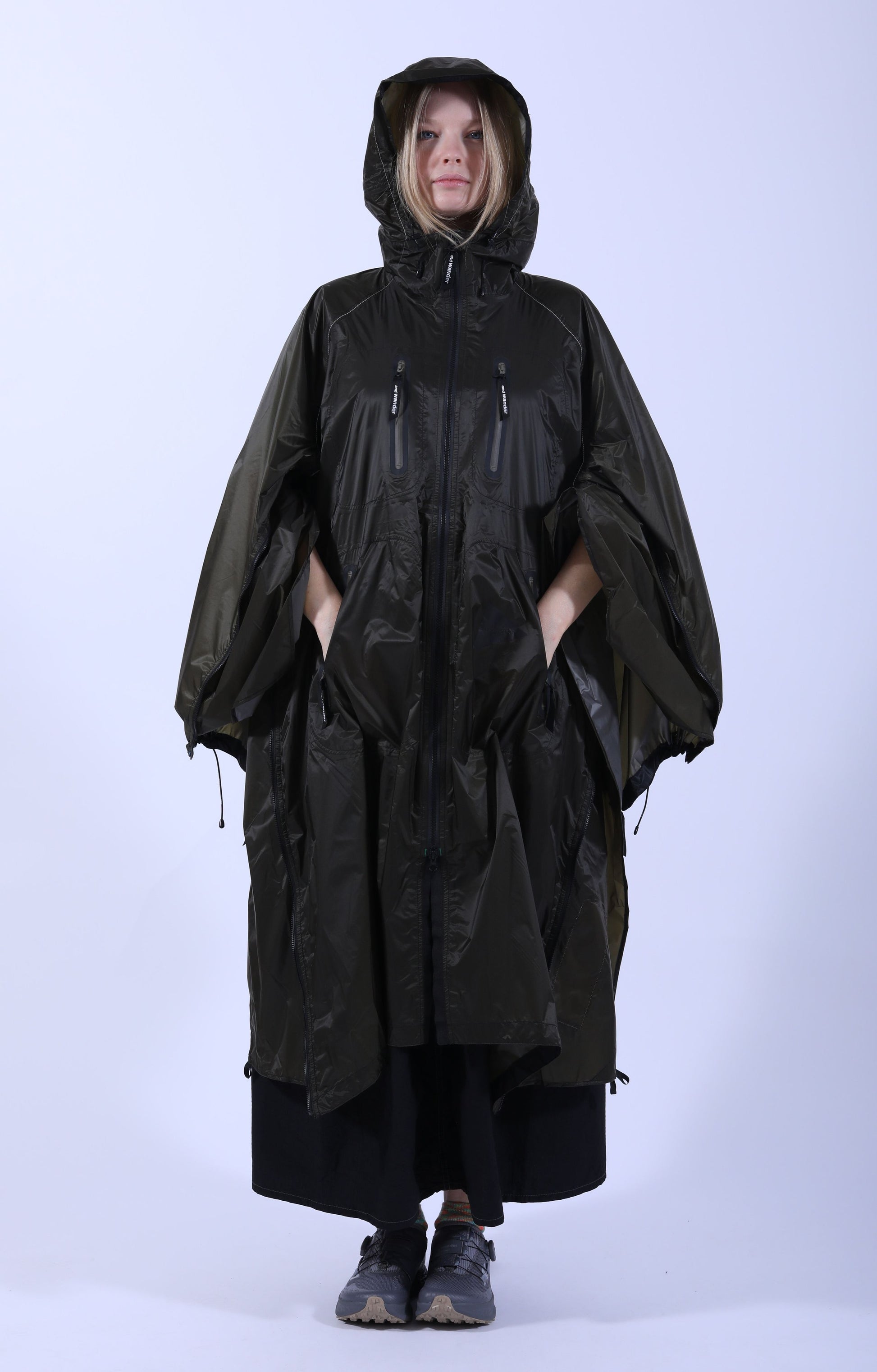 Fly Rain Long Coat Khaki