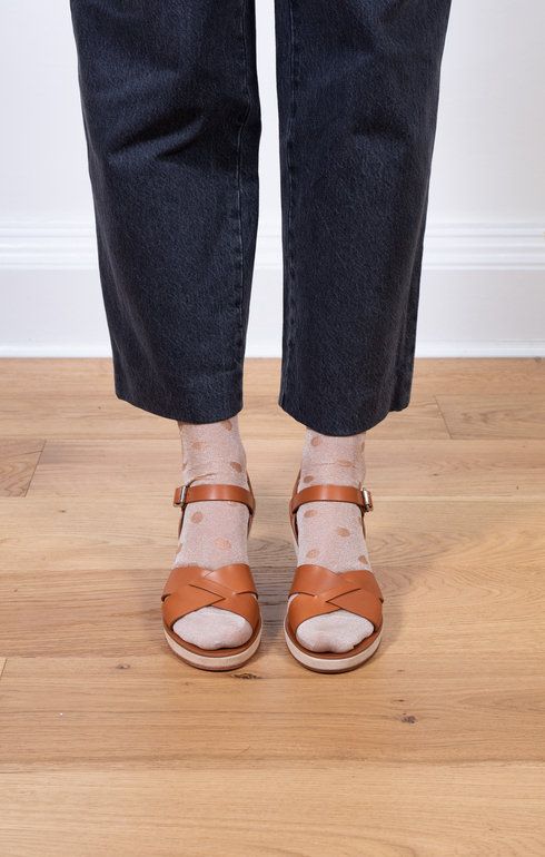 Sandales Judith Noisette