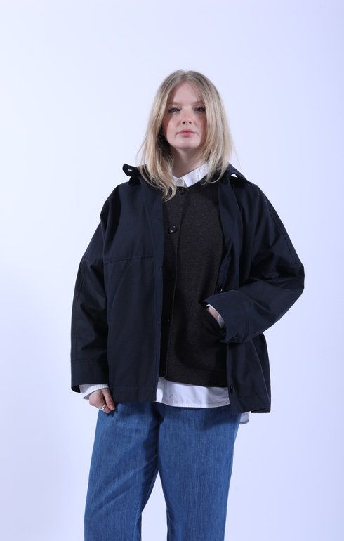 Moa Jacket Oilskin Navy