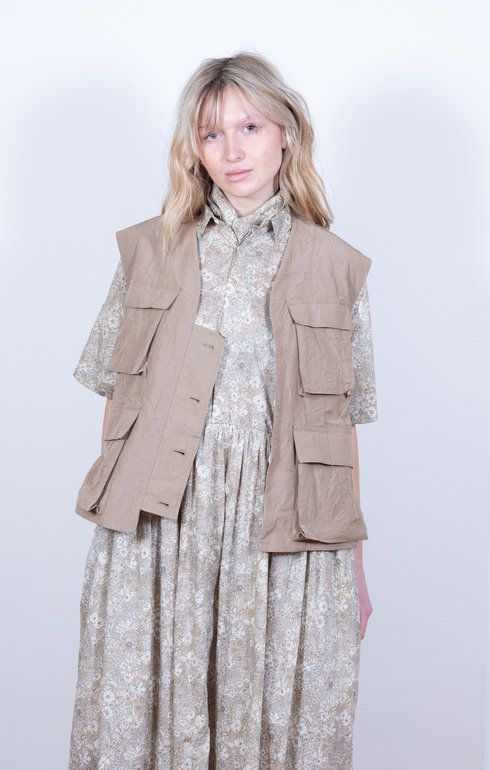Fisherman Vest Camel