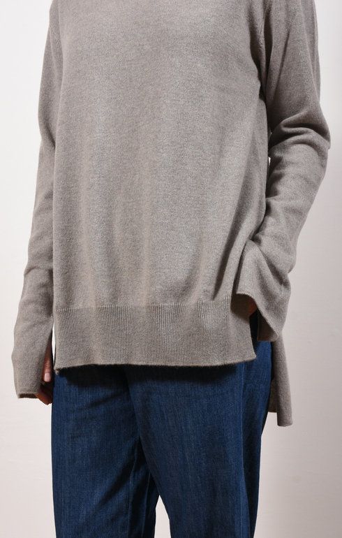 Side Split Roll Neck Cloud