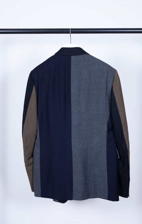 Lardini x Wooster Slim Fit Colour Block Blazer