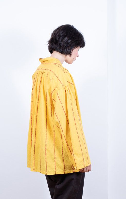 Co/Li Siamese Stripe Kenya Shirt Yellow