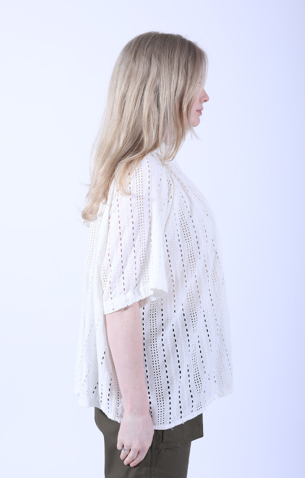LAB Shirt White Embroidery