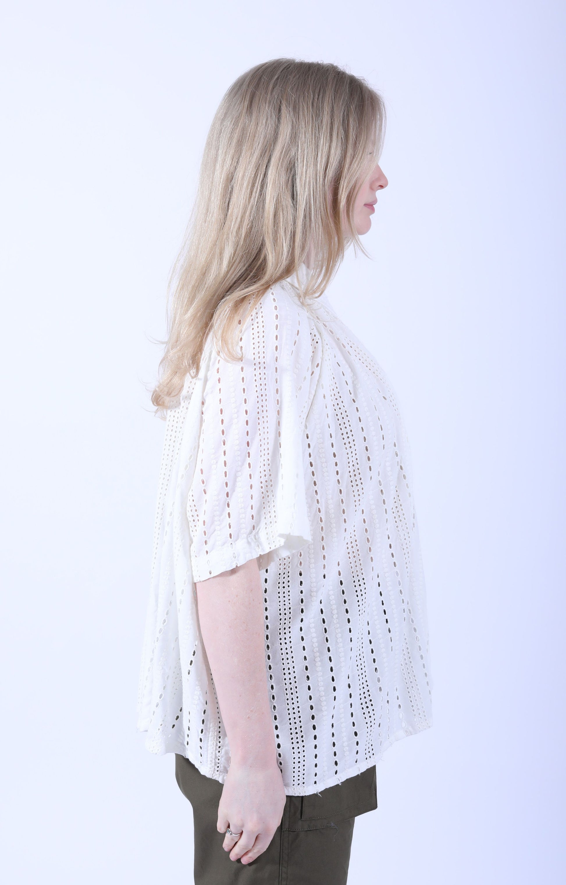 LAB Shirt White Embroidery