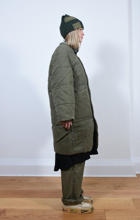 Rip Stop Quilt SAMU Coat Khaki