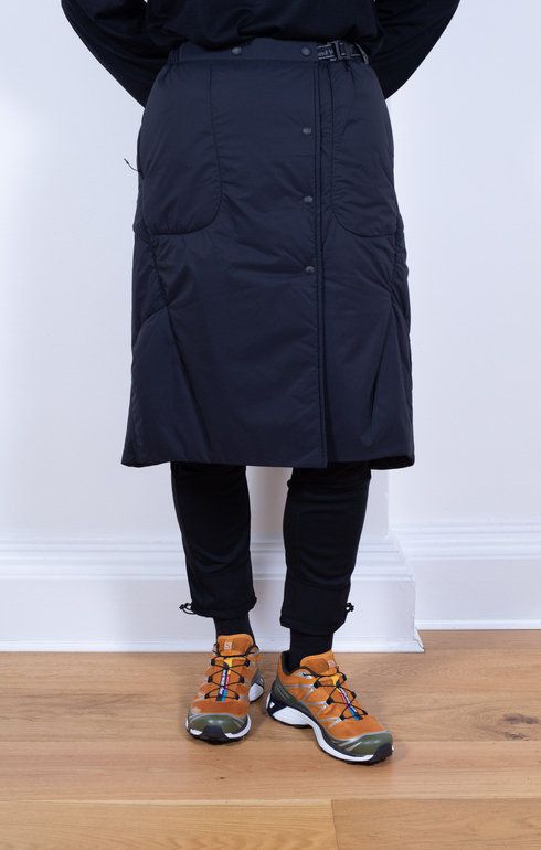 Top Fleece Skirt Black