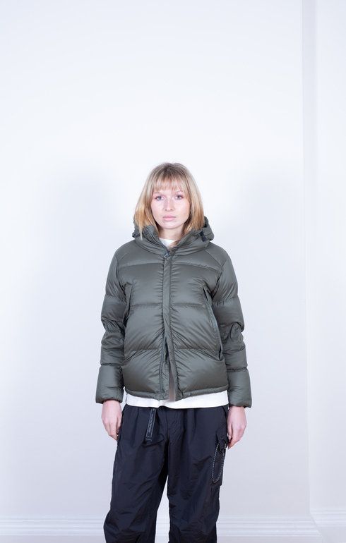 Recycled Light Down Jacket Olive