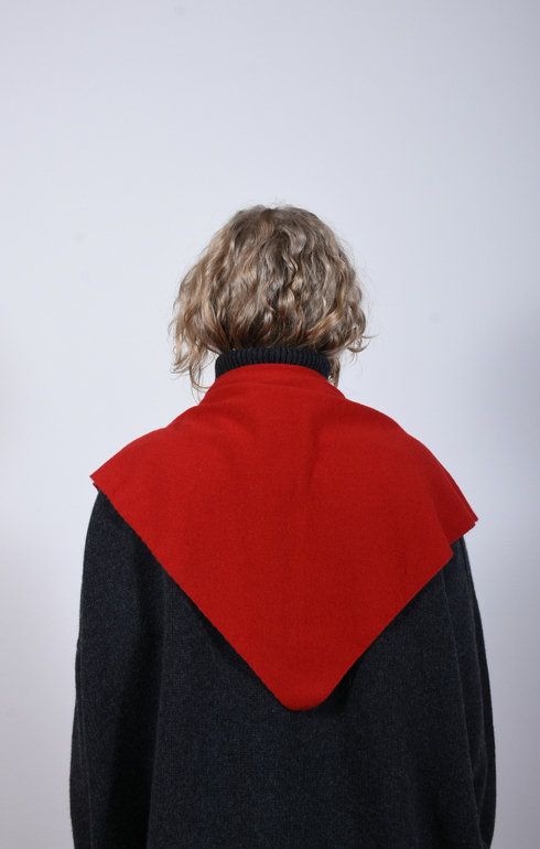 Cashmere Neckerchief Ruby