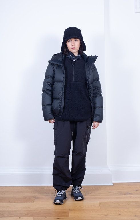 Thermal Boa Fleece Pullover Black