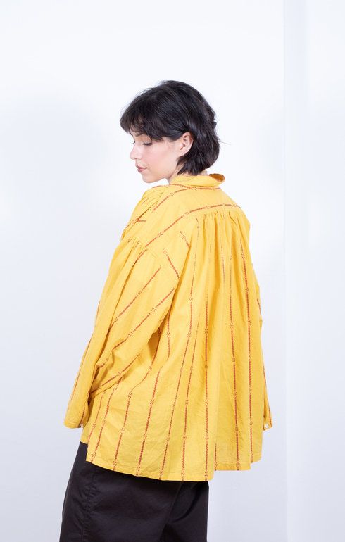 Co/Li Siamese Stripe Kenya Shirt Yellow