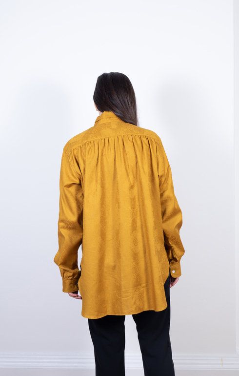 Ascot Collar EDW Shirt - Bandana Jq. Gold