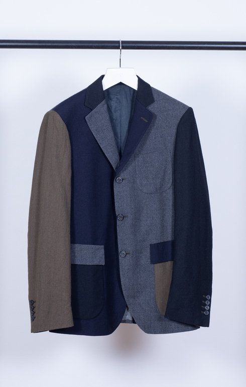 Lardini x Wooster Slim Fit Colour Block Blazer