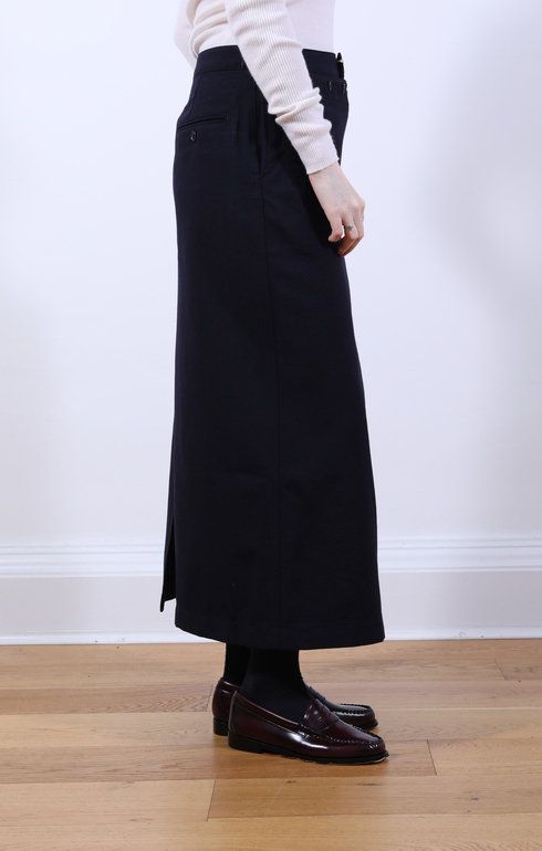 Sailor Skirt Wool D.Navy