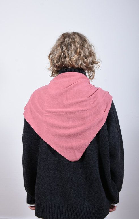 Cashmere Neckerchief Sand Rose