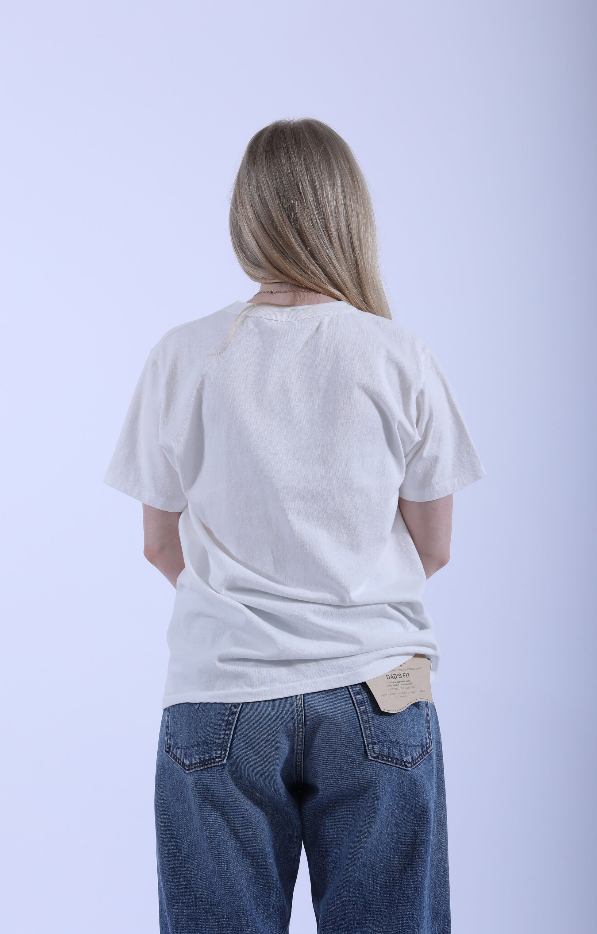 14/1 S/S Tee w/ Pocket O.White