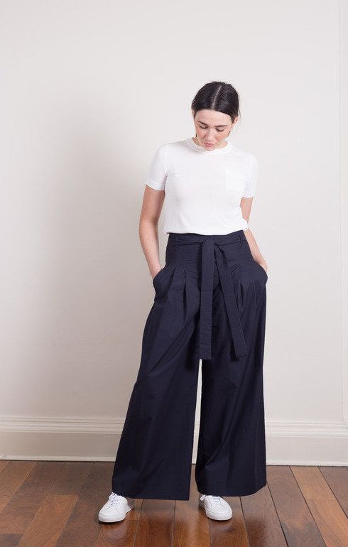 Dtappet Trousers Midnight Blue