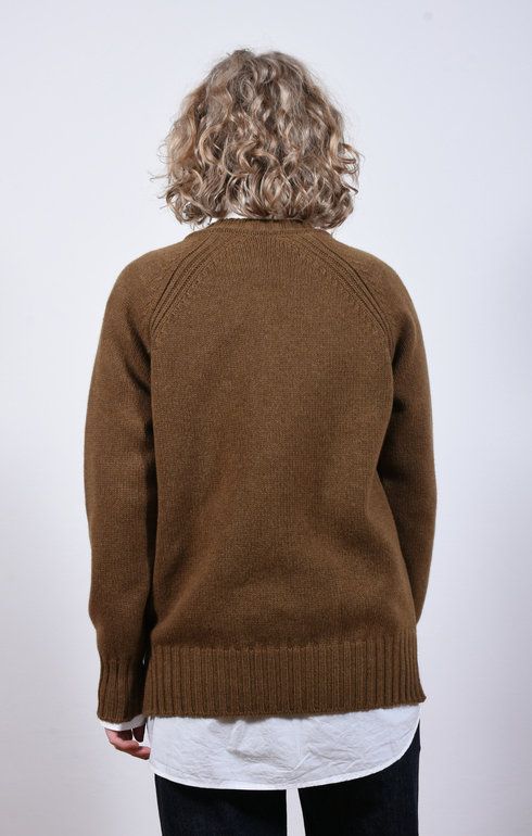 Meri Raglan Crew Corteccia